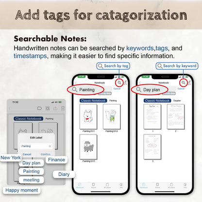 Ophaya Digital Smart Pen Smart Notebook and Board Writing Set for Note Taking | Gifts for Adults Women Men Coworkers Teachers Students Friends | Sync Paper Notes to Phone Instantly | Convert to Text