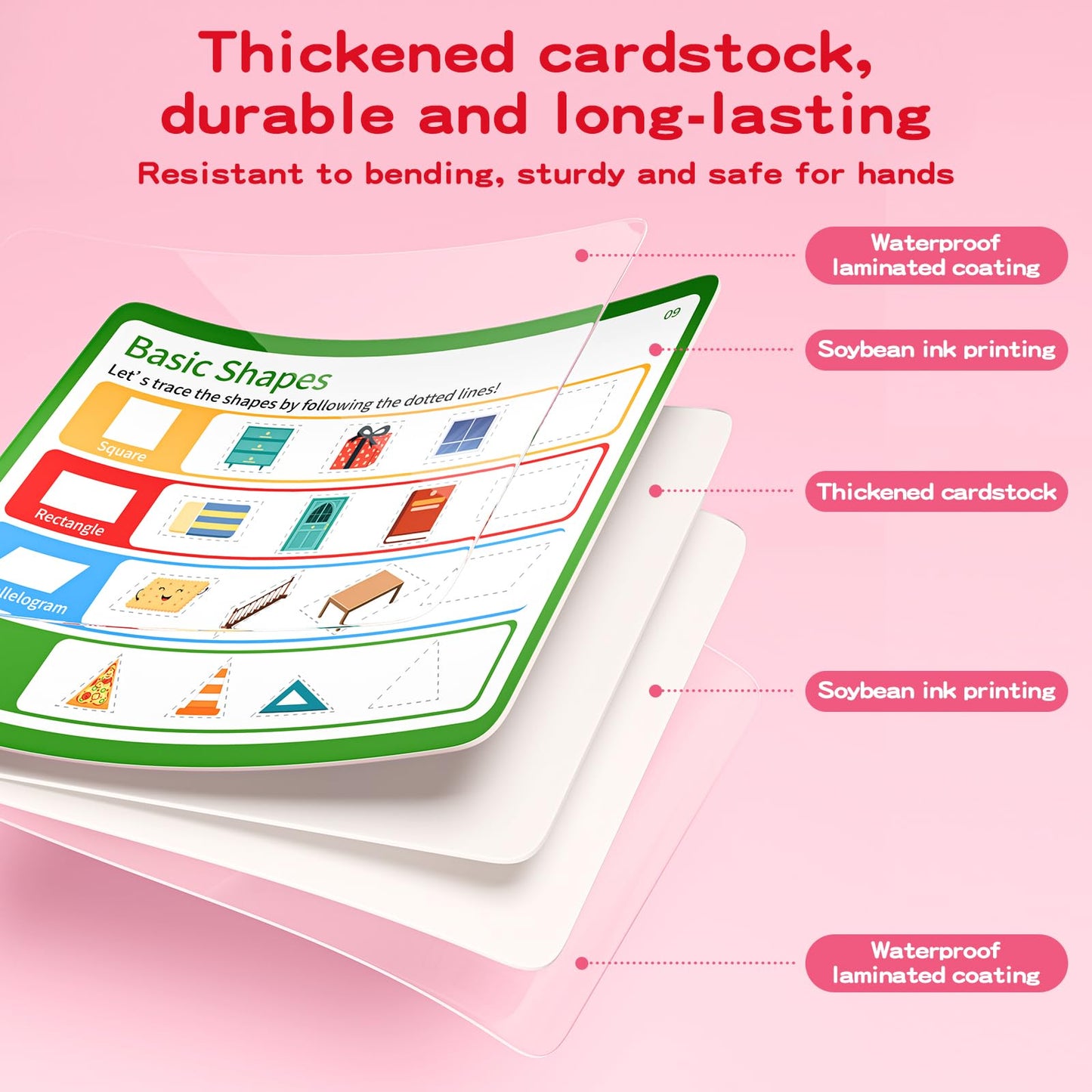 Preschool Learning Activities, Tracing Books for Kids Ages 3-5, Toddler Handwriting Practice Busy Book, ABC Alphabet Letter Number Tracing, Pre-K Kindergarten Workbook Activity Book for 3 4 5 Year Old