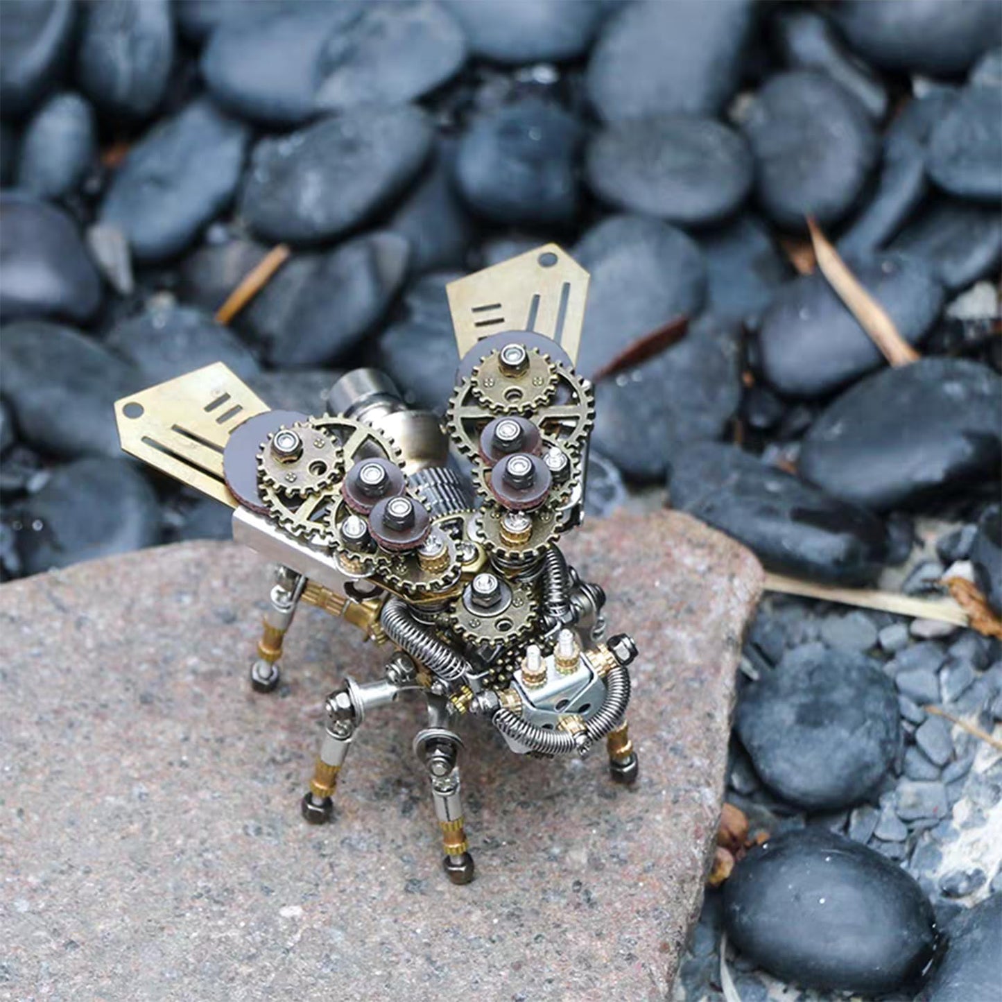 Adult 3D Metal Puzzle, Punk Insect Model Set, 3D Metal Puzzle Mechanical Insect Building Blocks, Fun DIY Assembly, high-end Men's Gifts.