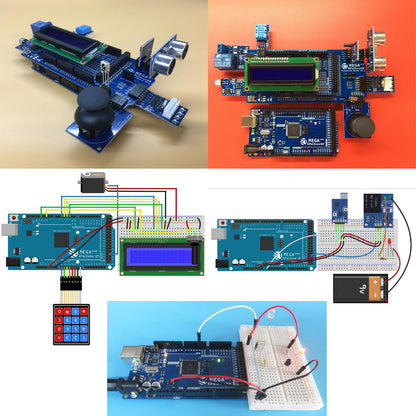 ePalZoneXP Mega 2560 Starter Kit, Compatible with Arduino, Electronics Learning Kit, the Most Detailed Explained 50+ Lessons, Plus 40+ Background Knowledge Articles (Professional Kit)