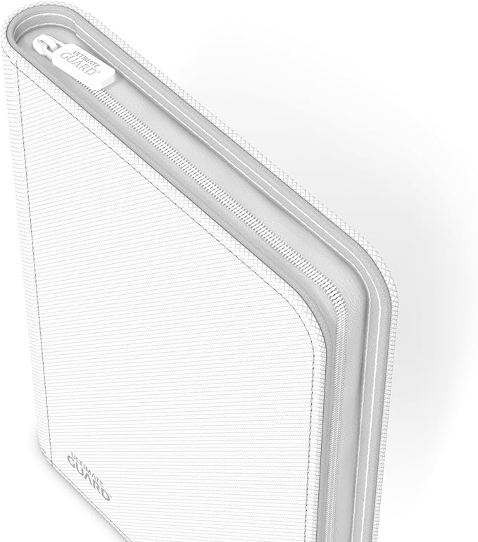Ultimate Guard Zipfolio 160 - 8 Pocket Xenoskin White Display Album