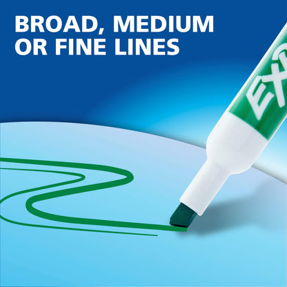 EXPO Dry Erase Markers Set, Fine & Chisel Tips, 11 Count - Classroom, Office Supplies, For White Boards, Easily Erases