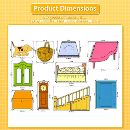 Thryvomniq Wheres Spot Felt 10 Pcs Board Stories Pieces Set Story FeltsKindergarten Storytelling Felt Toys Flannel Board Stories for Preschool