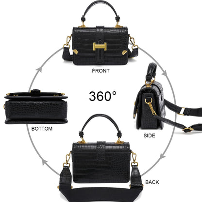 LL LOPPOP Crossbody Bags for Women Vegan Leather Small Cross Body Purses Designer Handbags Shoulder Purse Evening Bag