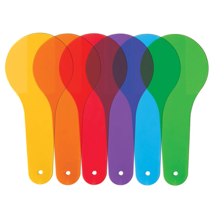 Learning Resources Color Paddles - Set of 18 Paddles, Grades PreK/Ages 3+ Preschool Science for Kids, Classroom Supplies