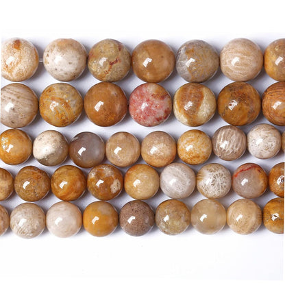 160PCS 4MM Natural Stone Coral Jade Chrysanthemum Beads for Jewelry Making DIY Bracelet