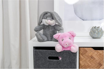TRIXIE Be Eco Evan The Bunny Plush Dog Toy for All Dogs, 10" Fun and Cuddly No Sound Dog Toy, 98% Recycle Material