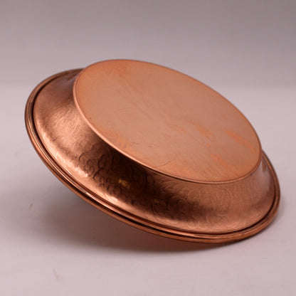 Amitofo Copper Offering Prayer Ritual Bowl Plate - Great for use Witches Meditation,Smudging, Incense,Candle Dish, Ash Catcher,Jewelry Dish (New Metatron)