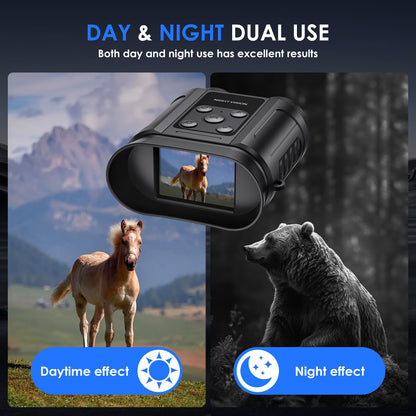 Gifts for Men and Teen Boys,Night Vision Goggles,Night Vision Binoculars,32GB Card Included, Photo/Video Capture,Outdoor Tools for Education, Wildlife Watching,Birthday Gifts for Boy,Men,Gift for Dad