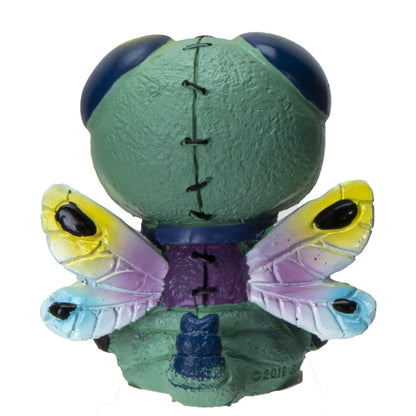 Furrybones Summit Collection Dragonfly Tombo Figurine Decorative Signature Skeleton in Colorful Dragonfly with Cute Wing