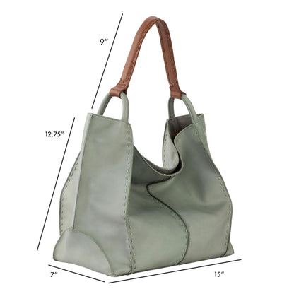 The Sak Los Feliz Large Tote Bag - Premium Leather Handbag With Stylish Design For Everyday, Travel, Beach Bag - Roomy, Durable, Lined Purse With Shoulder Bag Strap, Zipper Pocket