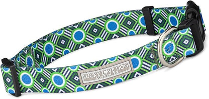 Lucky Love Dog - Adjustable Dog Collar with Easy Click Buckle for Small Ones, Durable, & Comfortable for Male & Female Dogs, Pet Collar for Puppies & Adult Dogs - Leo, XS