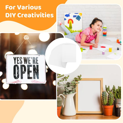 50 PCS Foam Boards, 8 x 10 Inches Foam Core Backing Board, 1/8 Inches Thickness Foam Boards for Projects Presentation Board for School Crafts Office Art Projects
