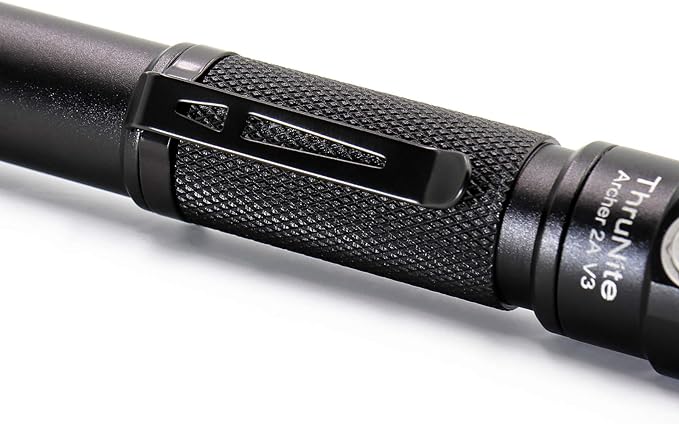 ThruNite Archer 2A Pro LED Flashlight, 1020 High Lumens Long Throw 365M AA Flashlight with USB-C Rechargeable, Dual Switch Tactical EDC Flashlights for Camping Hiking, IPX8 Waterproof - Cool White