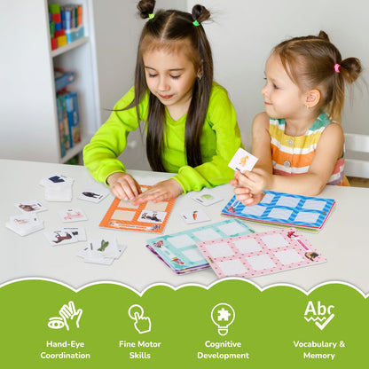 CHEFAN Sorting Toy for Toddlers 3-5, 72 PCS Preschool Learning Activities with 12 Themes, Fine Motor Skills Matching Game, Montessori Categorizing Educational Toy for Speech Therapy Autism Learning