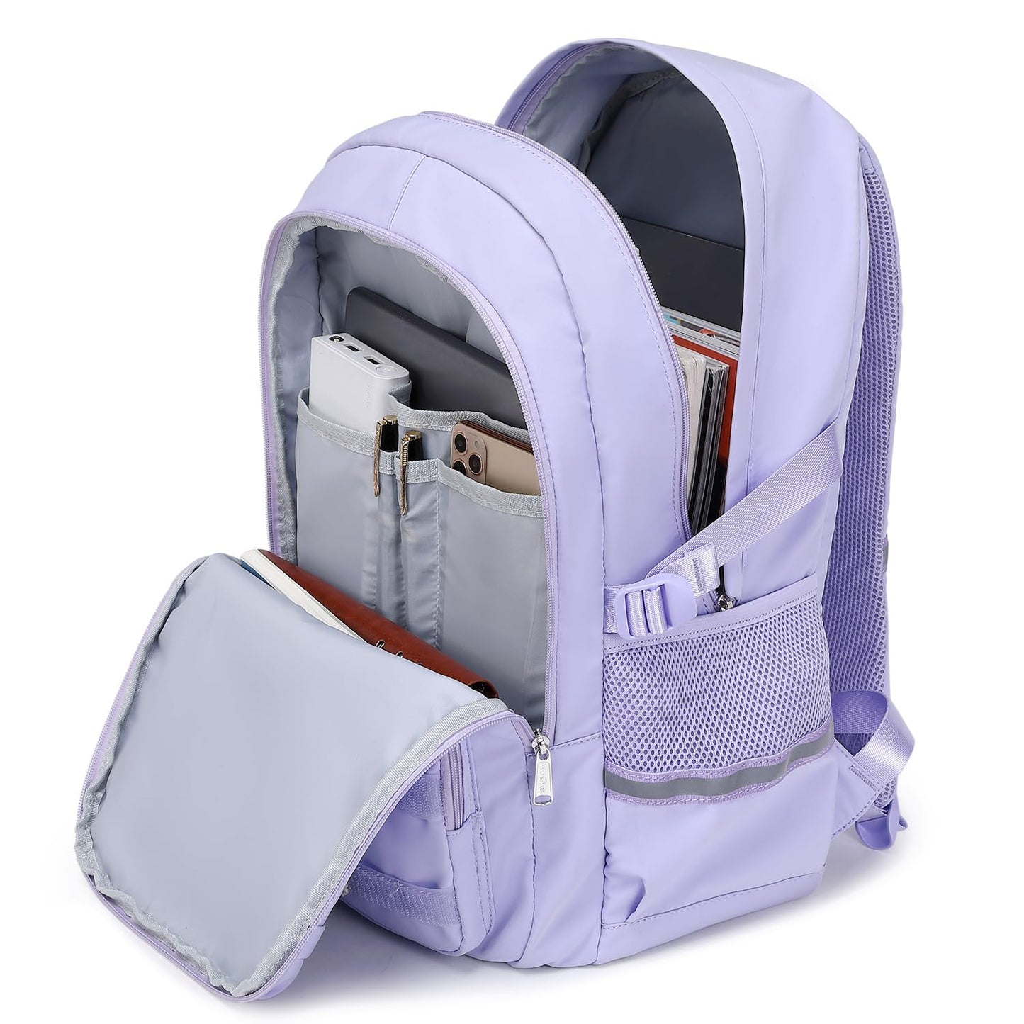 abshoo School Backpack for Girls Bookbag with Lunch Bag Teen Girls School Bag Travel Daypack (Purple)