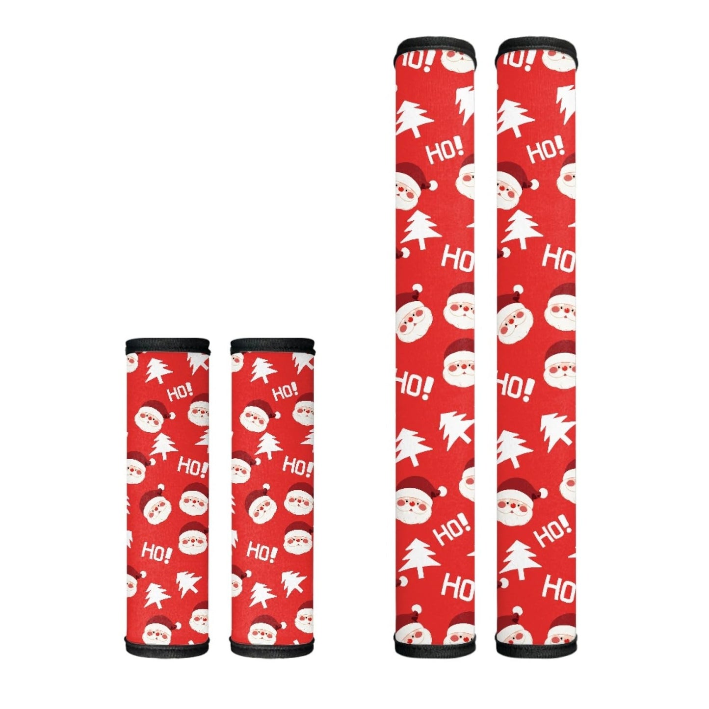 Freewander Christmas Fridge Door Handle Cover Cute Santa Claus Print Kitchen Appliance Door Handle Cover Appliance Dishwasher Handle Xmas Decoration
