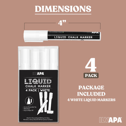 Ilyapa 30x50 Inch Magnetic Double-Sided Swinging Sidewalk Chalkboard Sign Bundle with 4-Pack Erasable Liquid Chalk Markers
