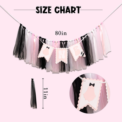 Spooky One High Chair Banner - Halloween Spooky Highchair Banner 1st Birthday, Little Ghost Halloween First Birthday Party Decorations for Cake Smash, Photo Props