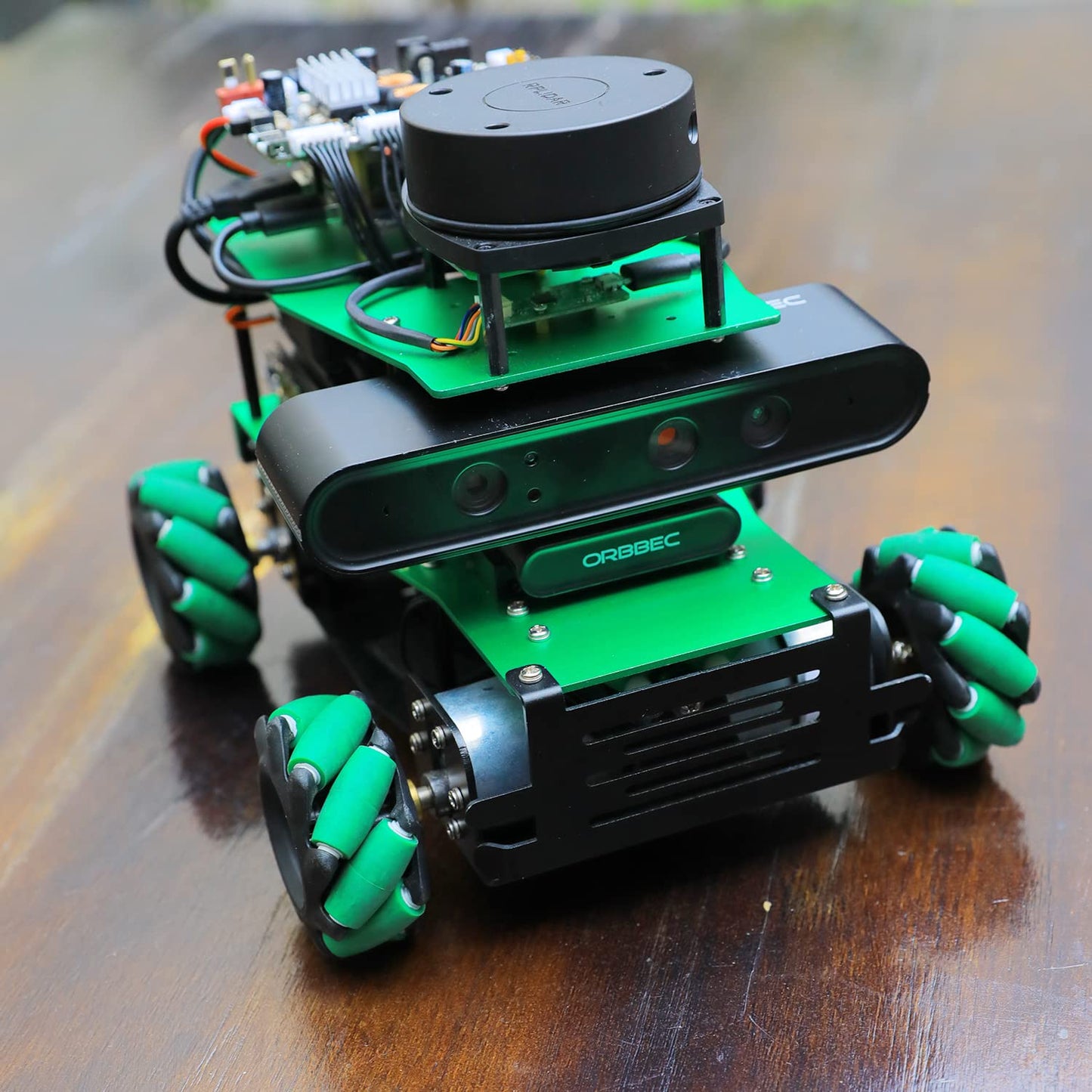 Yahboom Robot AI Python Program ROS2 Robot with RPi 5 8GB Powered Educational Robot AI Voice Module Mapping Navigation 360°Movement（Pi Adv Ver-with Pi 5(8G)）