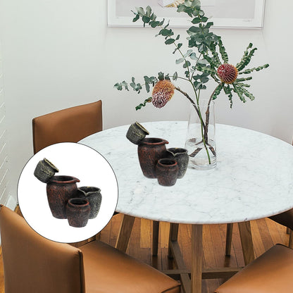 Cabilock 1 Set Succulent Plant Pots Mini Flower Planter Garden ers Flower Pots for Indoor s Mini Counter Decor Creative er Decorative Small Vase Resin Office