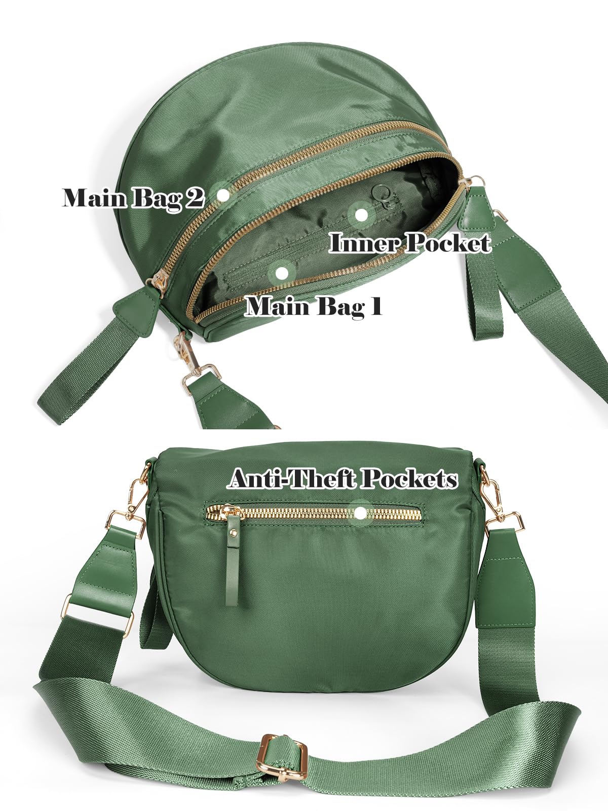 Pure Colour Crossbody Bag Bum Bag for Women,Spacious Purse Fanny Packs Belt Bag,Oversized Bum Bag (Colour Bum Bag-Beige)