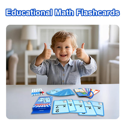 Multiplication Flash Cards & Division Flash Cards -102 Reusable Math Practice Cards with Multiplication, Division,Math Flashcards,Games for Kids Ages 6+ |Spark Skills & Fun Learning