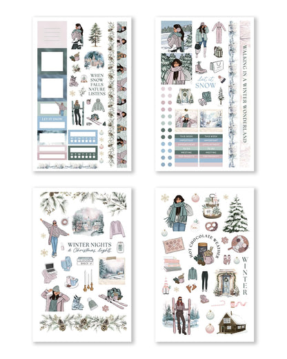 Hobonichi Compatible Seasonal Planner Sticker Book for A5 Planners & Journals – 24 Pages of Premium Hand-Drawn Seasonal & Holiday Stickers for Planning, Journaling & Scrapbooking