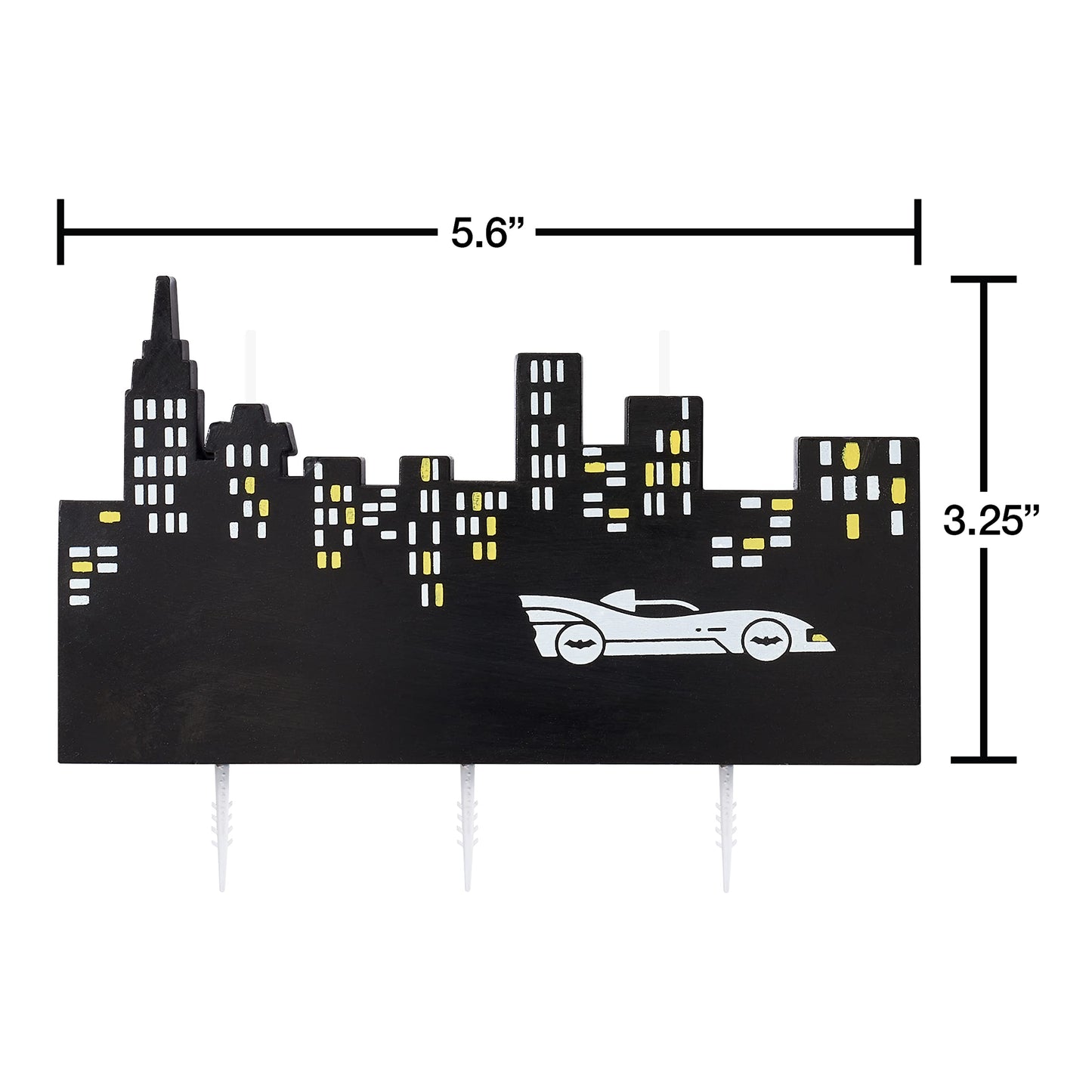 Papyrus Birthday Candles, Batman Signal Cake Topper (2-Count)