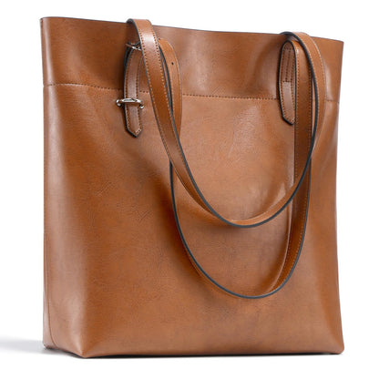 UEIRY Genuine Leather Tote Bag for Women, Large Women's Leather Shoulder Bags, Designer Womens Totes Purse with Top Handles