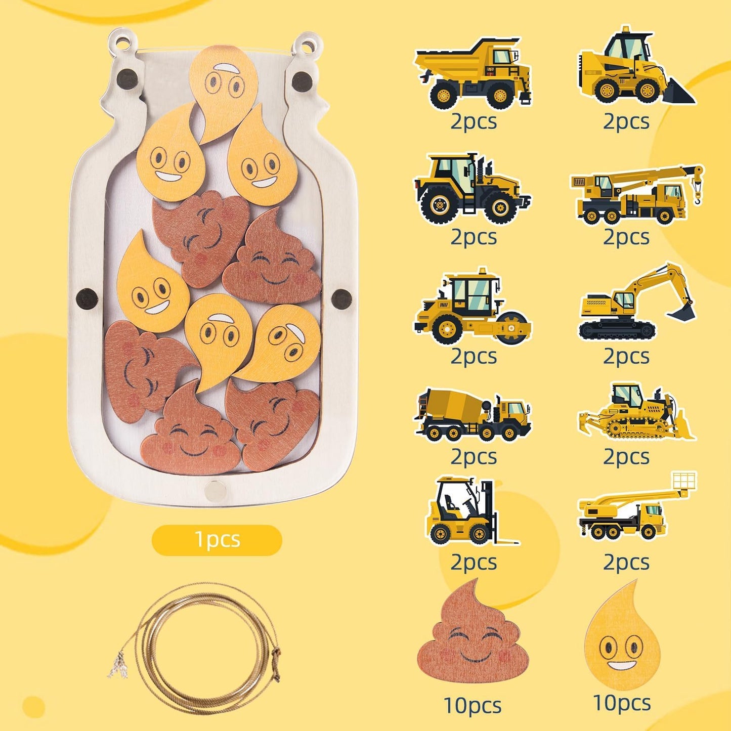 40 Pcs Reward Jars for Kids Classroom Reward Jar Toddlers Back to School Themed Construction Potty Training Rewards Toddler Incentive Behavior Responsibility Chart for School Boys Girls Supplies
