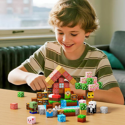 NETEHU 150PCS Magnetic Blocks, Stacking Magnets for Kids, Toy for Learning Toys, STEM Travel Magnet Building Toys for Toddlers