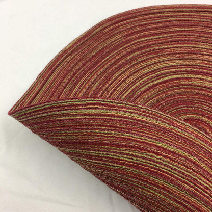 Red-A，Placemats,Round Placemats for Dining Table Set of 6 Woven Heat Resistant Non-Slip Kitchen Table Mats Diameter 14 Inch(Wine)