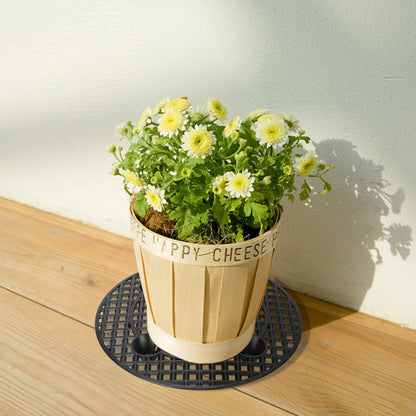moonoom 6 Pcs Big Potted Plant Stands - 12 Inch Patio & Deck Floor Protector,Plant Level Pot Elevator for Indoor Outdoor Garden Flower