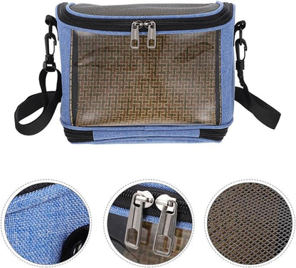 Mipcase 1pcs Transparent Parrot Carrier Bag Outdoor Pet Birds Storage Pouch Breathable Cross Body Tote Comfortable for Travel Versatile Handbag Shoulder Bag Options