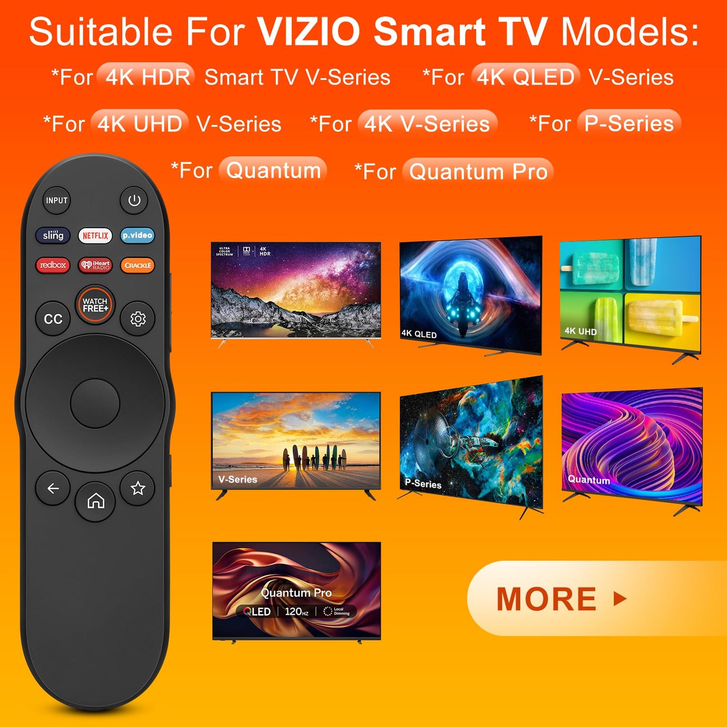 Voice Remote Control Replacement for Hisense Smart Google TV，Compatible with Hisense QLED UHD Mini-LED ULED Google TVs