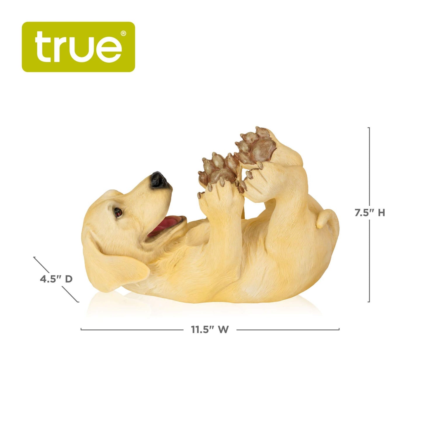 True Lab Playful Pup Bottle Holder for Kitchen Table, Wine Rack Countertop, Tabletop Wine Rack, Wine Bottle Holder Decorative, Wine Decor, Set of 1
