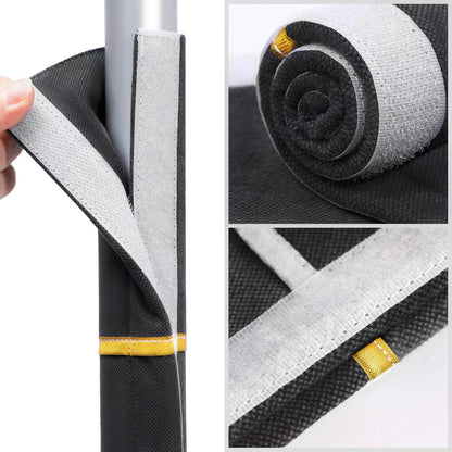 MRKG Refrigerator Door Handle Covers, Set of 4, Washable Without Fading or Cracking, Keep Your Kitchen Appliance Clean from Smudges, Drips, Food Stains, Oil (Black)