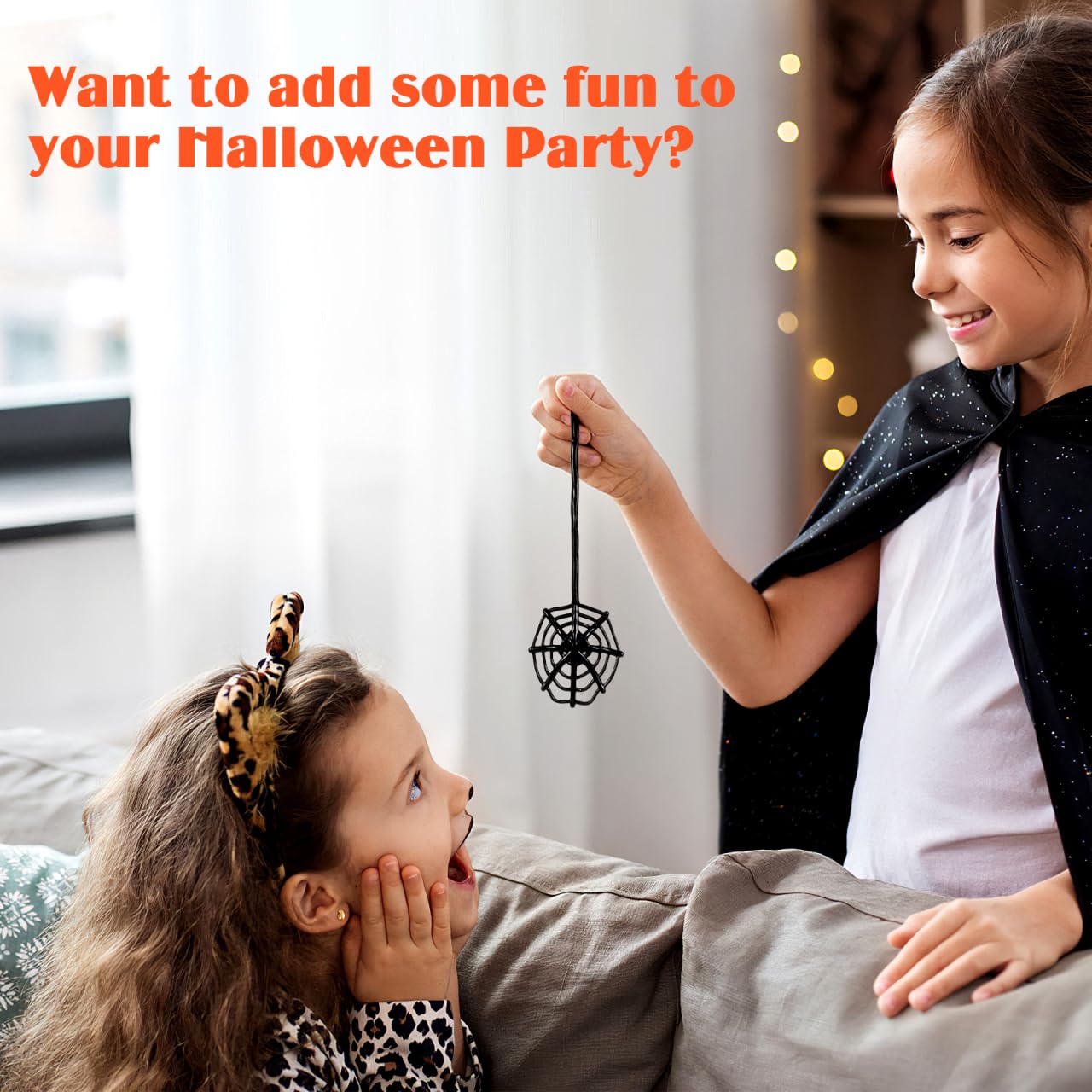 BESPORTBLE 20Pcs Halloween Spider Web Sticky Hands - Stretchy TPR Elastic Toys for Kids, Party Favors, Goodie Bag Fillers, Trick or Treat Prizes, Classroom Rewards, Halloween Decorations