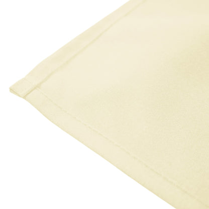 Weavric Cloth Dinner Napkin Bulk, Set of 12, 20 X 20 Inches, Washable Reusable Ivory Table Napkins with Hemmed Edge for Wedding, Party, Hotel, Restaurant