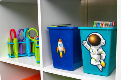 Teacher Created Resources Teal Plastic Book Bin 6-Pack (TCR2088556)
