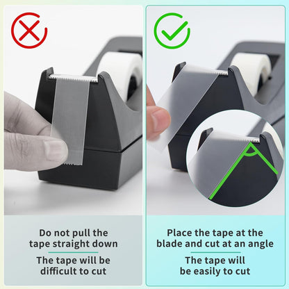 OWLKELA 12 Rolls Matte Adhesive Tape, Matte Finish Invisible Tape, Foggy Translucent Tape Great for Correction and Labeling, Compatible with Standard Tape Dispenser, 0.7 in x 1000 Inches