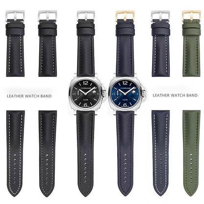 Aoeiwv Nylon Leather Watch Band Quick Release Waterproof Resistant Oxford Fabric Durable Hybrid Premium Nylon Fiber Genuine Leather Universal Replacement Strap 18mm 19mm 20mm 21mm 22mm for Men Women