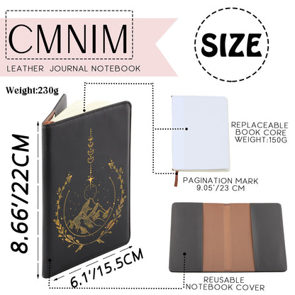CMNIM Fantasy Novel Merchandise Gifts Lover Journal Notebook City of N Book Gift for Fantas-y Lovers