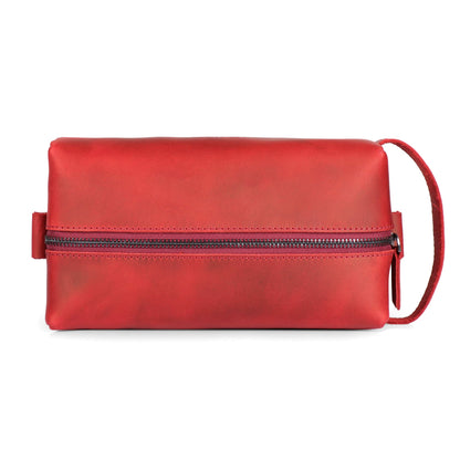 Londo Genuine Leather Travel Toiletry, Makeup, Shaving Organizer Bag - Dopp Kits - Unisex