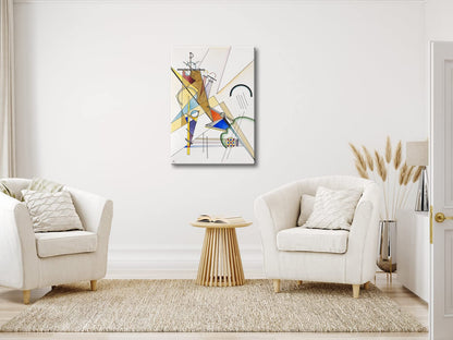 Wieco Art Framed Canvas Wall Art Composition VII, 1913 by Wassily Kandinsky Classic Abstract Famous Paintings Reproductions Canvas Wall Art for Home Decoration
