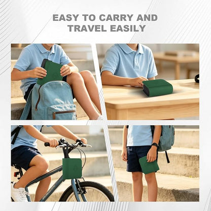 1 Pocket Toploader Binder Holds 40 Cards with 20 Sleeves Collectible Trading Card Album, for 3x4 Toploaders Hard Cases for TCG, MTG, Sports, Baseball, Football, Small Sports Card Book (1Dark Green)