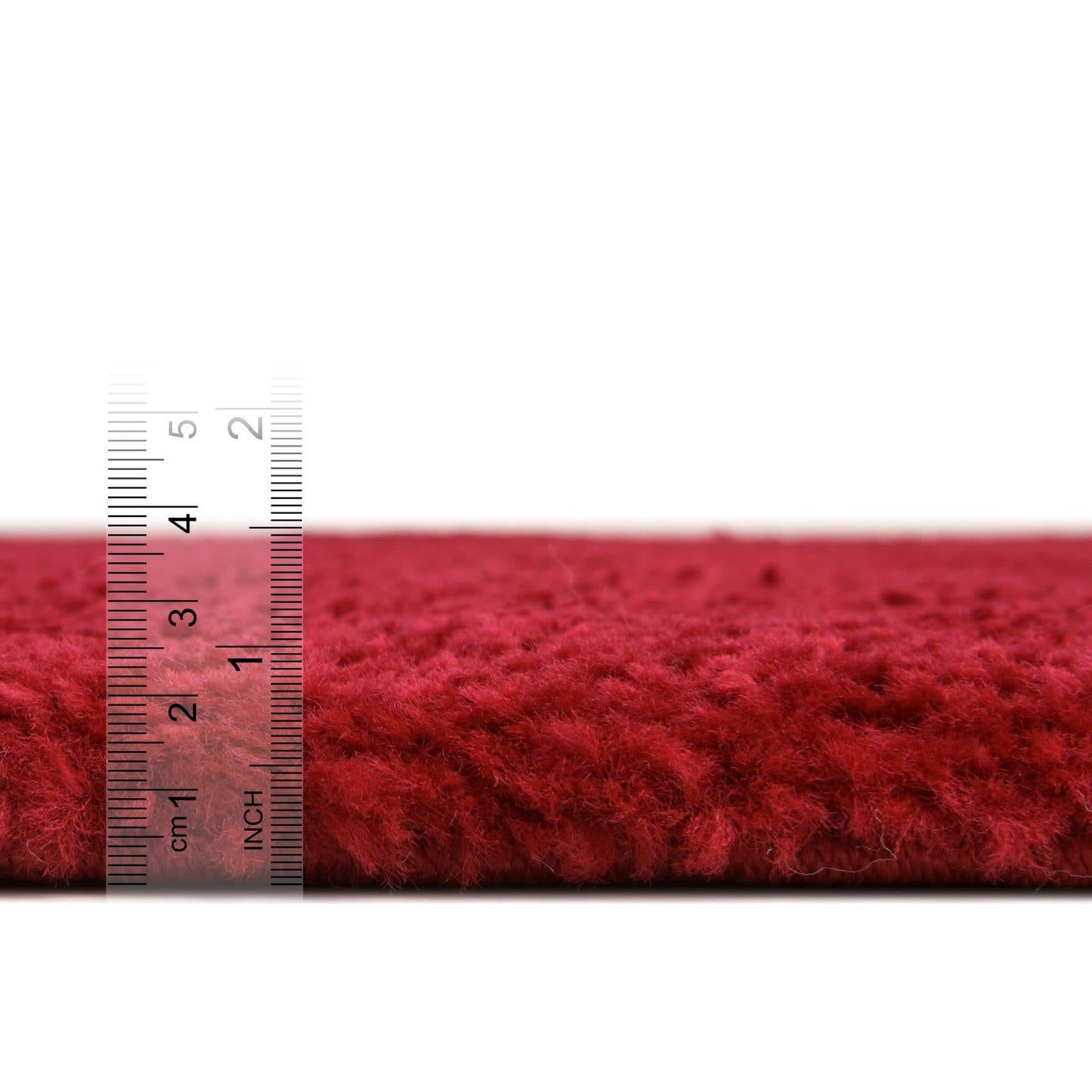 Unique Loom Solo Collection Area Rug - Calabasas (3' 3" x 5' 3" Rectangle, Red)