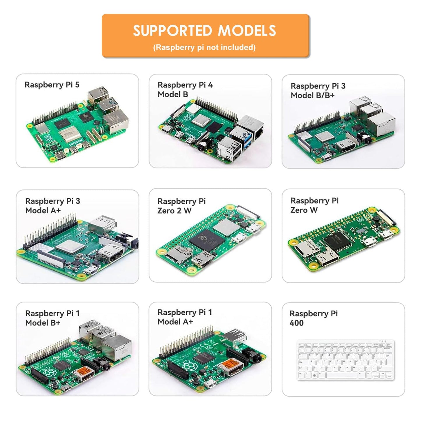 Ultimate Starter Kit for Raspberry Pi 5 4 B 3 B+ 400 Zero 2 W, Python C C++ Java Scratch Processing Code, 297 Items, 124 Projects, Online Tutorial Courses for Beginners(Raspberry Pi NOT Included)
