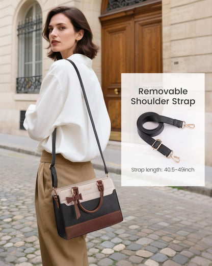 LOVEVOOK Purses for Women,Leather Tote Purse and Handbags,Satchel Shoulder Crossbody Top Handle Bags with Zipper